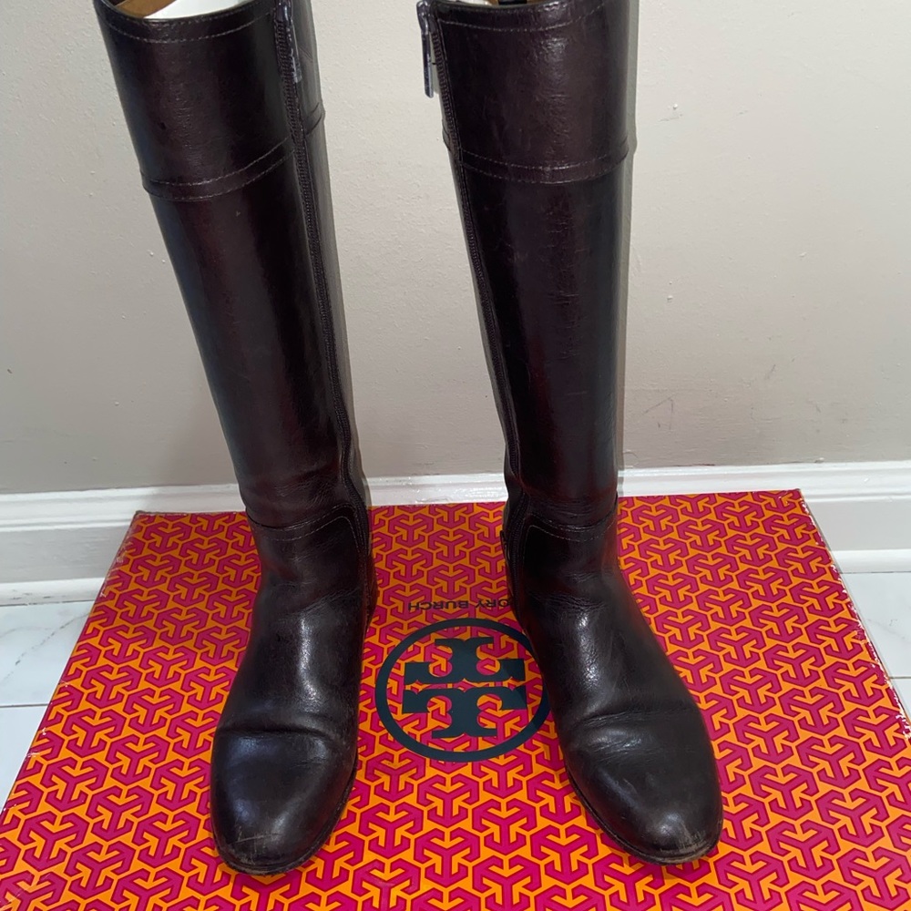 Tory Burch Jess Riding Boots - Picture 2 of 7